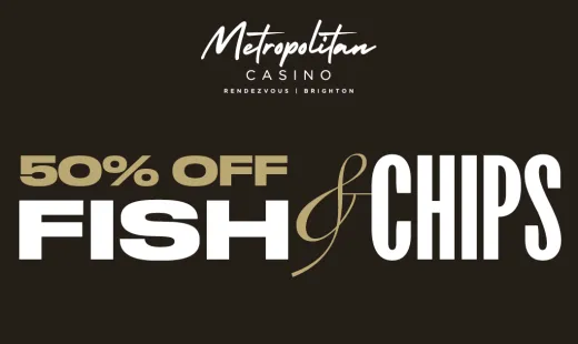 50% off Fish and Chips