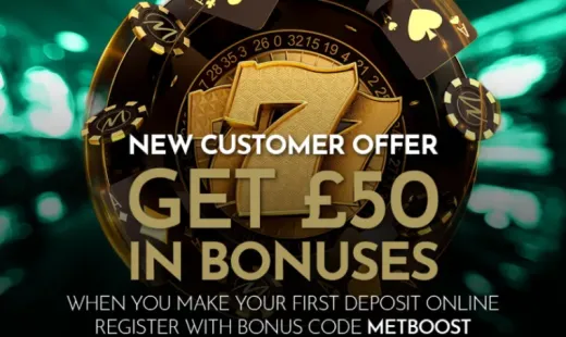 New Customer Offer: Get £50 In Bonuses